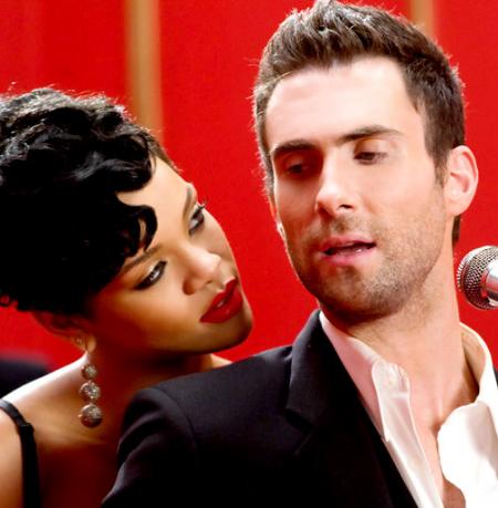  is this very steamy matchup between Rihanna and Maroon 5 s Adam Levine